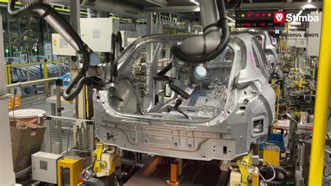 Ilustrácia výrobnej linky automobilky