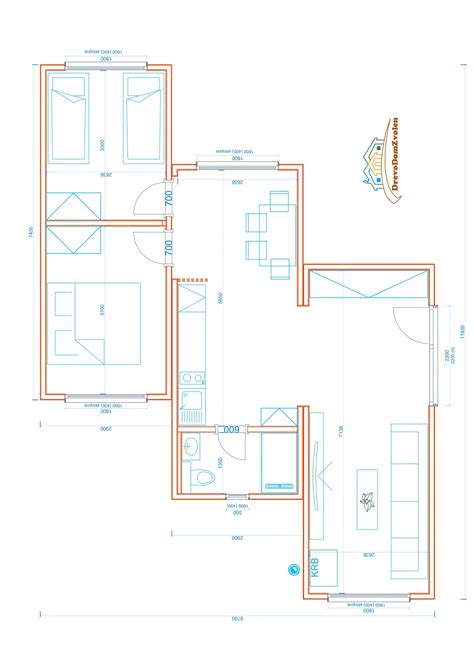Rôzne tvary pôdorysov bungalovov