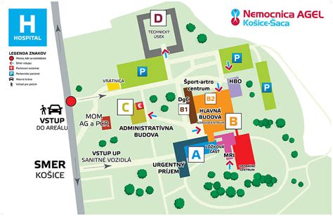 Mapa areálu kúpaliska Nitra s vyznačenou športovou časťou