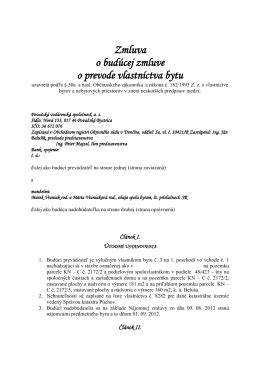 Prevod vlastníctva k nehnuteľnosti