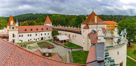 Renesančné arkády na nádvorí Kežmarského hradu