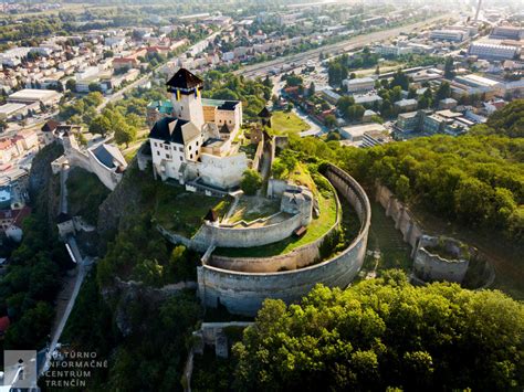 Mapa prístupových trás na Trenčiansky hrad z Mierového námestia
