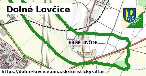 Mapa obce Dolné Lovčice