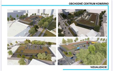Moderné nákupné centrum na sídlisku Hliny