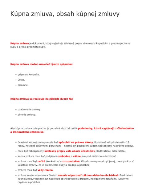Diagram znázorňujúci náležitosti záložnej zmluvy