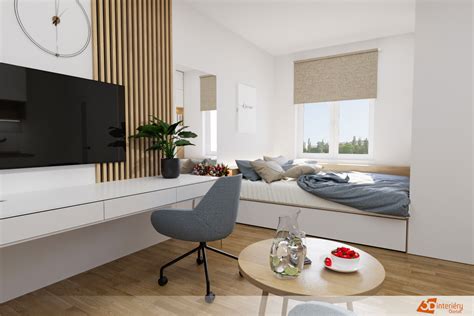 Interiér moderne zariadenej garsonky