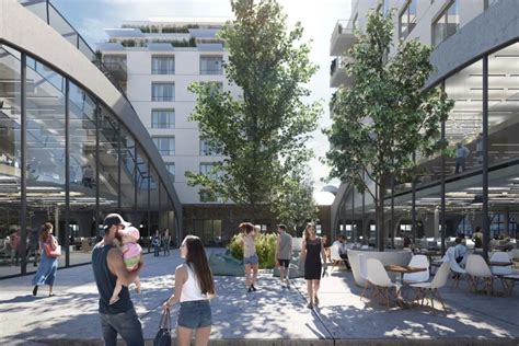 Vizualizácia nábrežnej promenády v Petržalke
