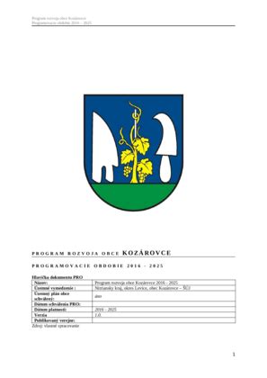 Symbolický obrázok rozvoja obce