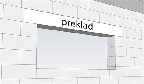 Drevený preklad nad okenným otvorom