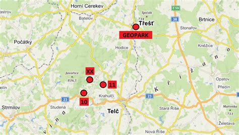 Mapa s vyznačenými potenciálnymi investičnými lokalitami pre garáže
