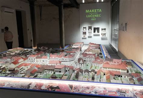 Maketa Lučenca z roku 1907