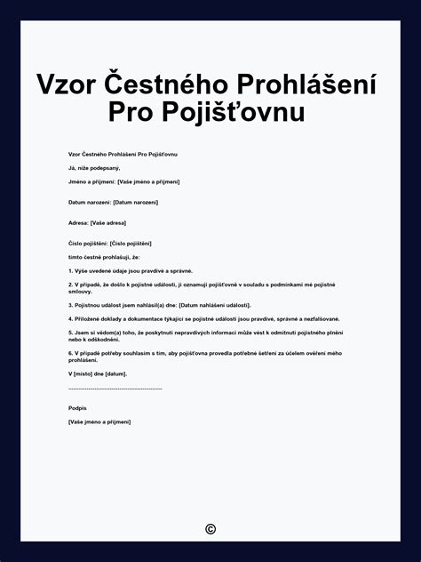 Ilustračná fotografia zobrazujúca dokument s textom čestného vyhlásenia