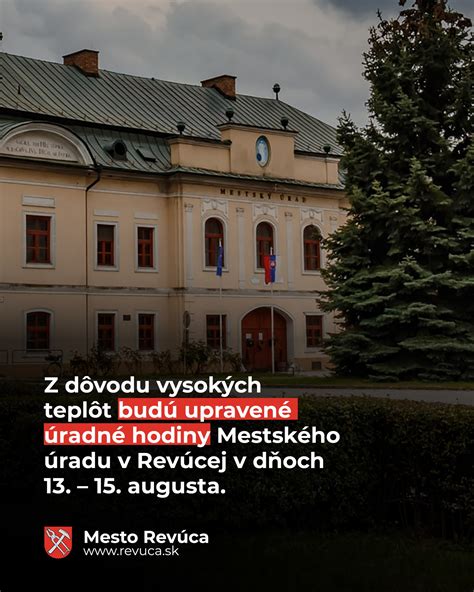 Revúca - budova mestského úradu