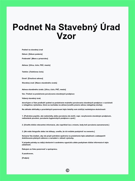 Dokumenty pre stavebný úrad
