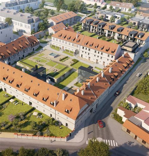 Pôdorys zachovaných historických budov v areáli Cvernovky