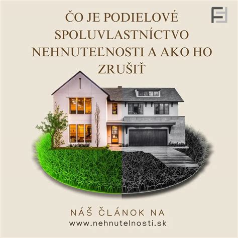 Ilustrácia domu v podielovom spoluvlastníctve