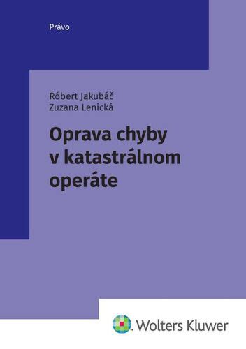 Diagram znázorňujúci proces opravy chyby v katastrálnom operáte