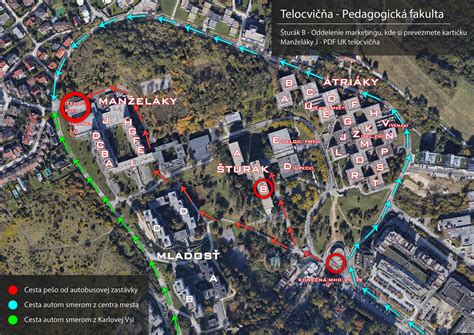 Mapa vysokoškolského areálu Mlynská dolina v Bratislave