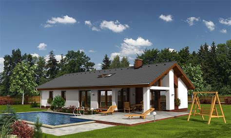 Rodinný dom v tvare L s terasou