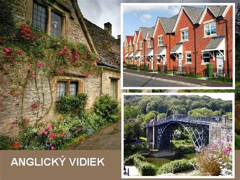 Anglický vidiek s tradičným domom