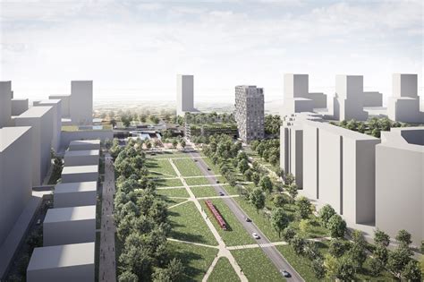 Vizualizácia budúcej polyfunkčnej zóny Janíkov dvor