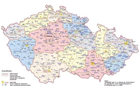 Mapa obce Kokosovce s vyznačenými zónami