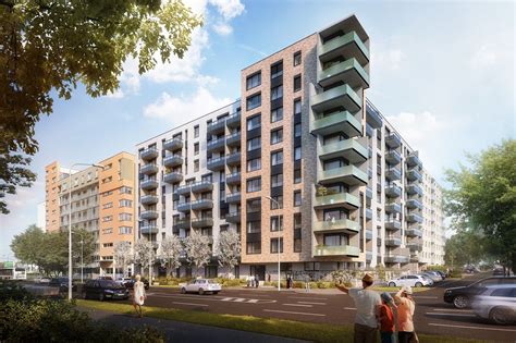 Moderná architektúra bytového komplexu SIJA Kamýk