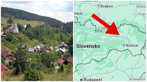 malebná slovenská dedinka