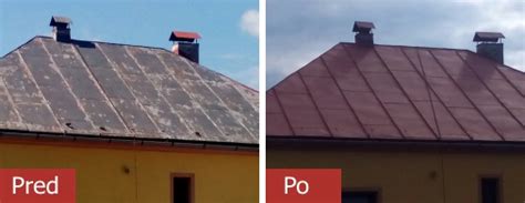 Natieranie plechovej garáže valčekom