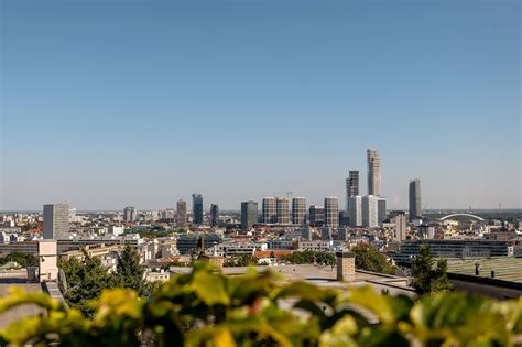 Panorama Bratislavy s novými výškovými budovami