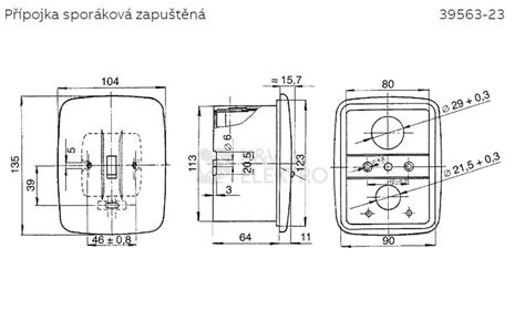 Sporáková prípojka ABB 39563-23