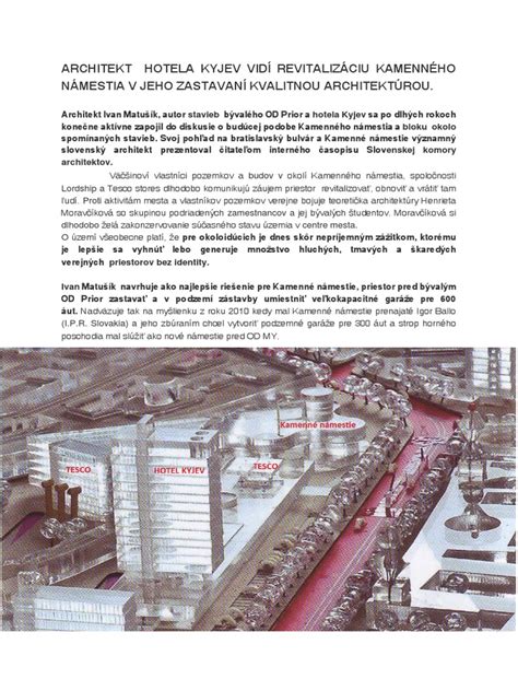 Vizualizácia ideálneho rozvoja územia s dostatkom zelene a kvalitnou architektúrou