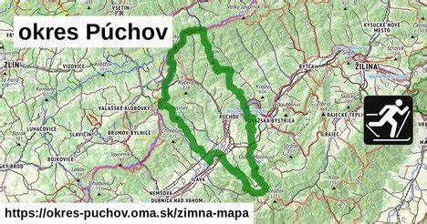 Mapa okresu Púchov s vyznačenou obcou Nimnica