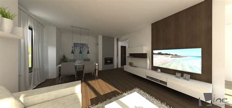 Interiér moderného bytu s výhľadom