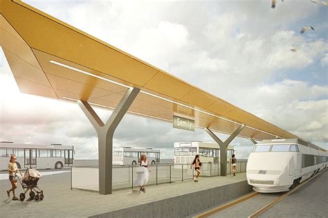 Dizajn nového autobusového prístrešku s lavičkami