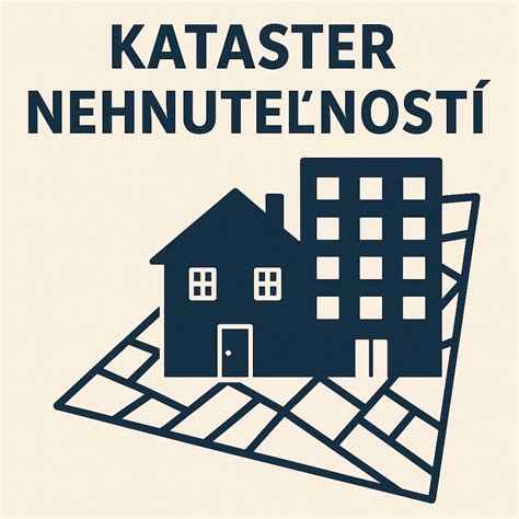 Ilustrácia symbolizujúca kataster nehnuteľností