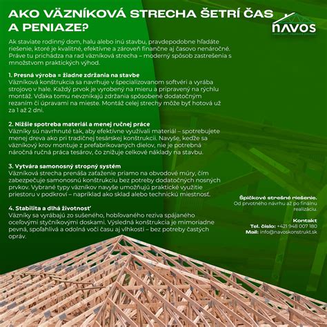 Diagram znázorňujúci prenos zaťaženia väzníkovej strechy na obvodové múry