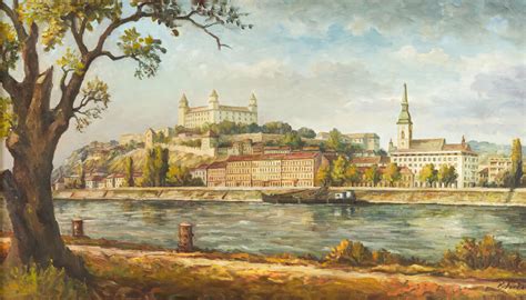 Panoráma Bratislavy s vinohradmi