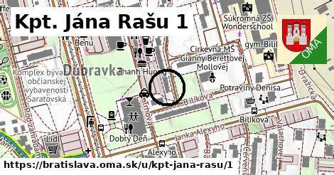 Ulica Kapitána Jána Rašu v Bratislave