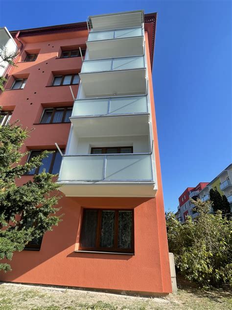 Vizualizácia pridaných lodžií k bytovému domu