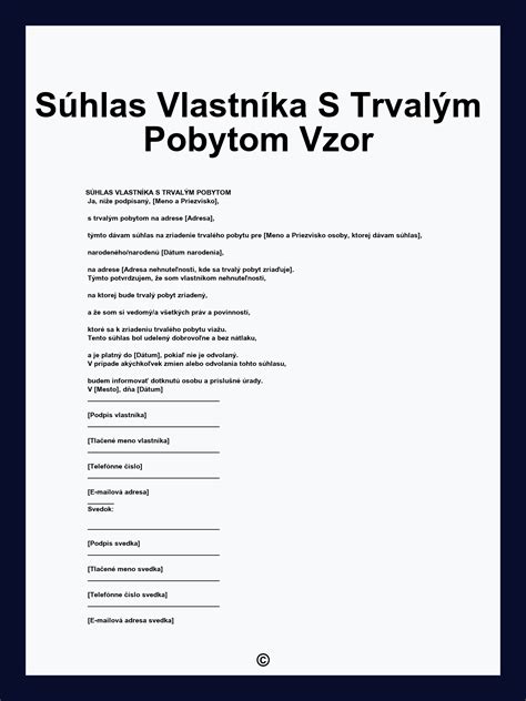 Diagram s vyznačením vlastníka nehnuteľnosti a osoby s trvalým pobytom