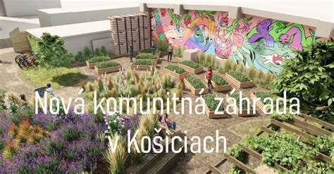 Ilustrácia komunitnej záhrady s ľuďmi