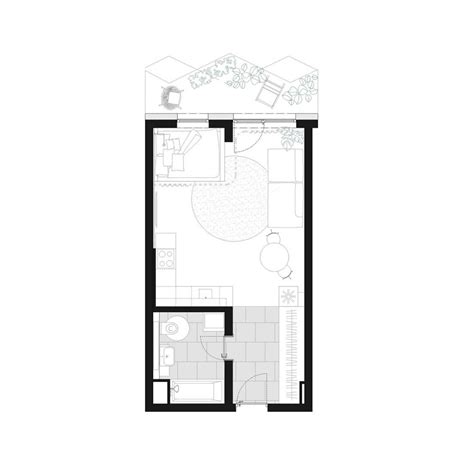 Porovnávací diagram garsónky a jednoizbového bytu
