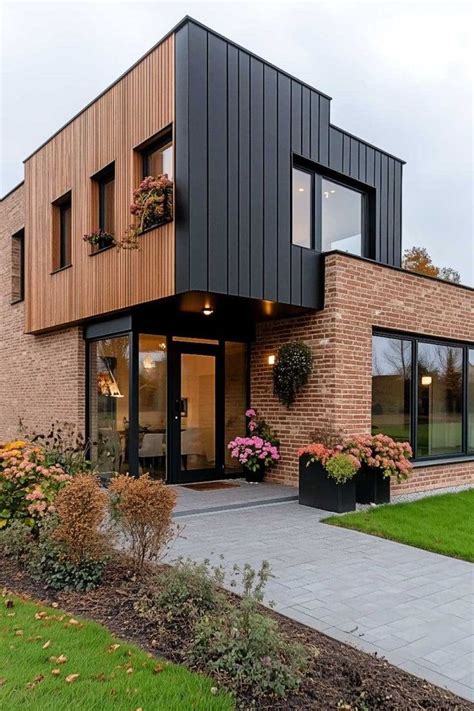 Ilustrácia murovaného domu s tehlovým exteriérom