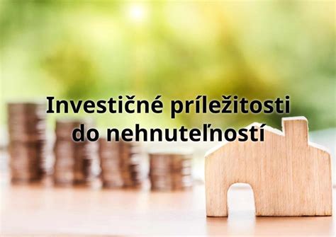 Ilustrácia zobrazujúca investičné možnosti v oblasti nehnuteľností