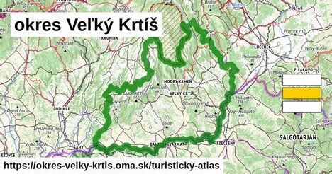 Mapa okresu Veľký Krtíš