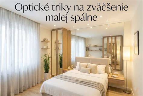 Príklady použitia svetlých farieb a zrkadiel na optické zväčšenie priestoru