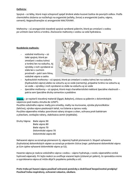 štruktúra disperzného spojiva
