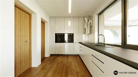 interiér rodinného domu s laminátovou podlahou