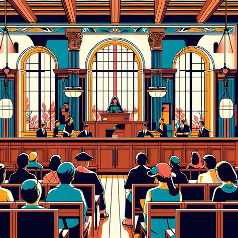 Courtroom illustration